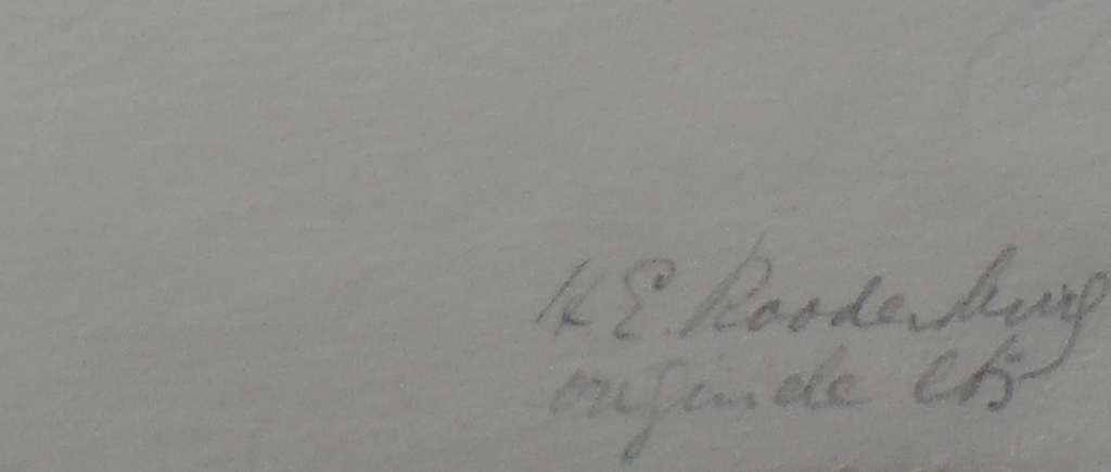 Hendrikus Roodenburg - Kerstkaart met ets: Amsterdam - 1956 kopen? Bied vanaf 25!
