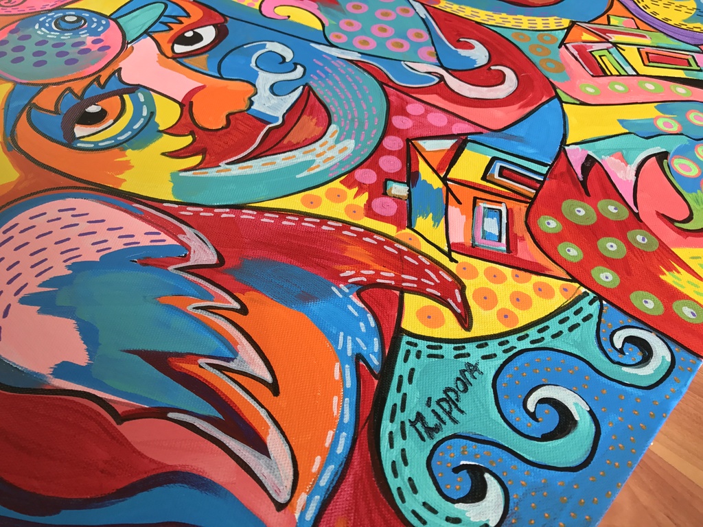 Zippora Meijer - Endless Love- acryl en acrylstift op 3D Doek 60x80cm kopen? Bied vanaf 1!