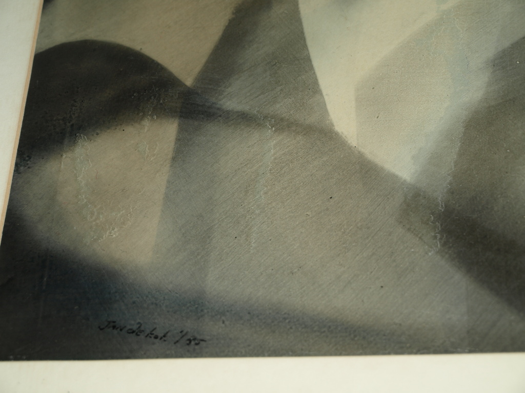 JAN DE KOK (1947) – 2 Silhouetten – acrylverf op papier – 1985 kopen? Bied vanaf 55!