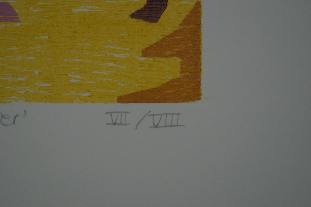 Angenelle Thijssen - gesigneerde houtsnede - Het licht langs de rivier kopen? Bied vanaf 20!