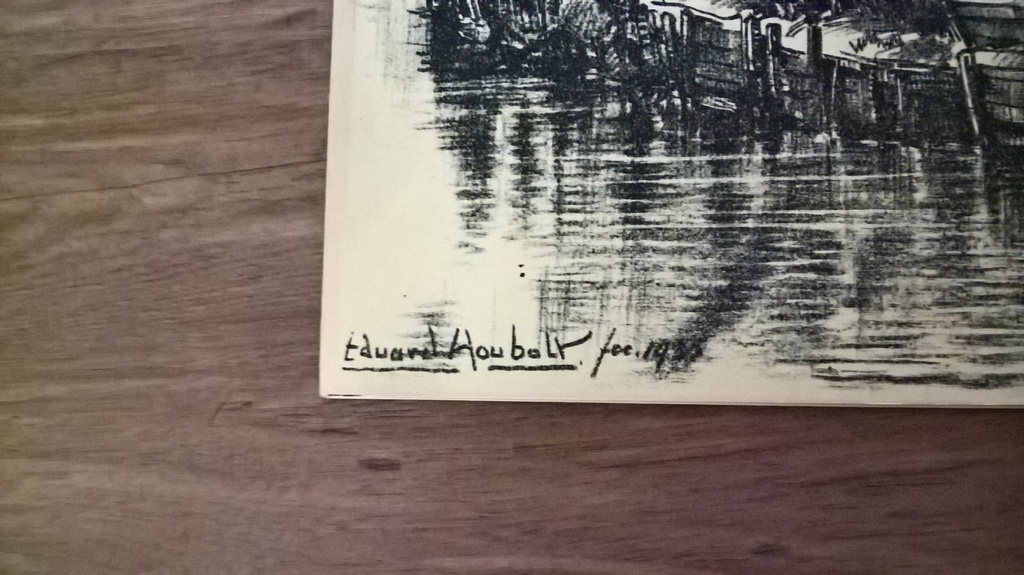 Eduard Houbolt, litho, Den Haag De Lijnbaan kopen? Bied vanaf 10!
