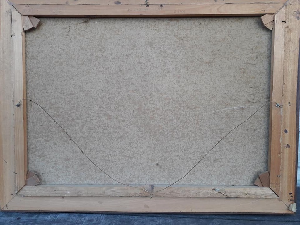 Jan Kelderman, ( 1914 - 1990) Dorpsgezicht Edam. kopen? Bied vanaf 50!