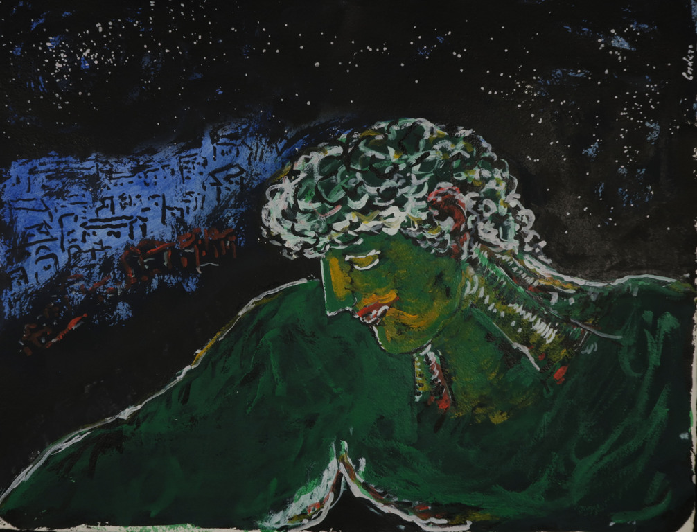 Horacio Cordero: Gouache op geschept papier, Klassiek figuur kopen? Bied vanaf 80!