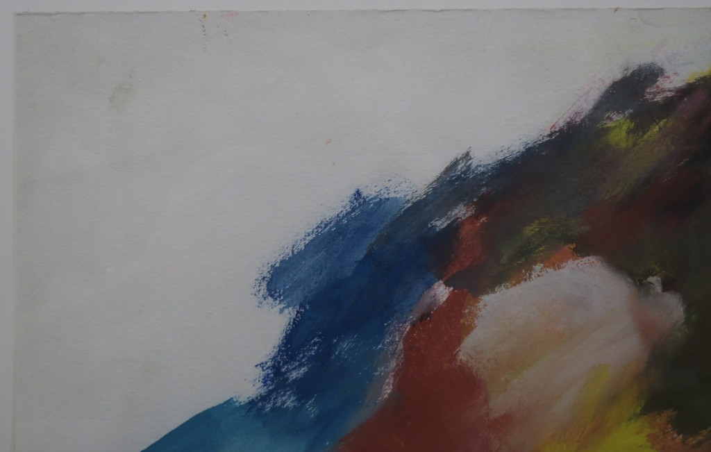 Eugene Brands: Gouache, Panta rhei; Alles stroomt... - Ingelijst kopen? Bied vanaf 1200!