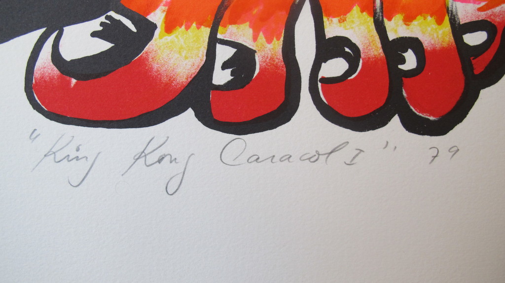 'King Kong Caracole' - lithografie, 1979, 125 ex.  kopen? Bied vanaf 50!