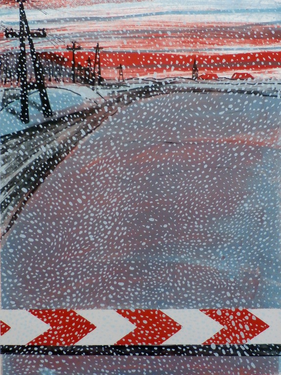 Jan Cremer - Litho: Winter - 1976  kopen? Bied vanaf 175!