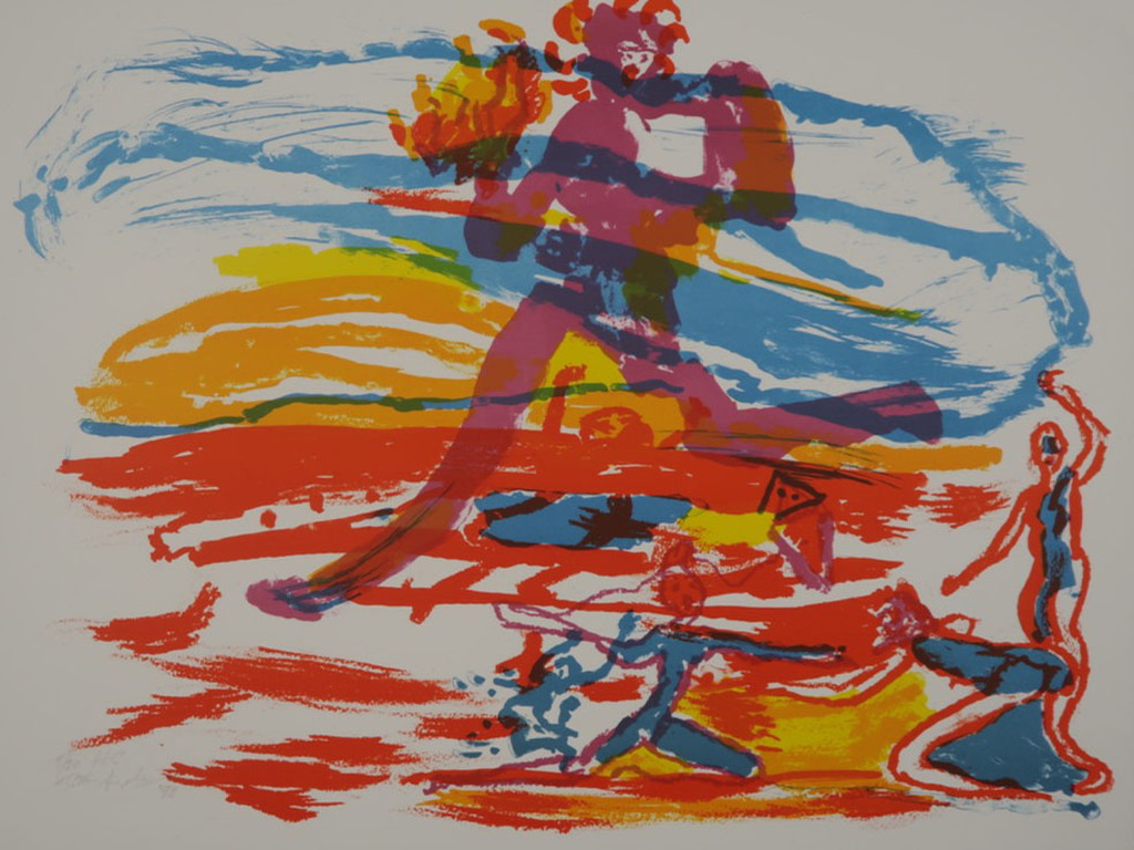 Pieter Defesche: Litho, Hemelse en Aardse liefde verkocht voor € 45!