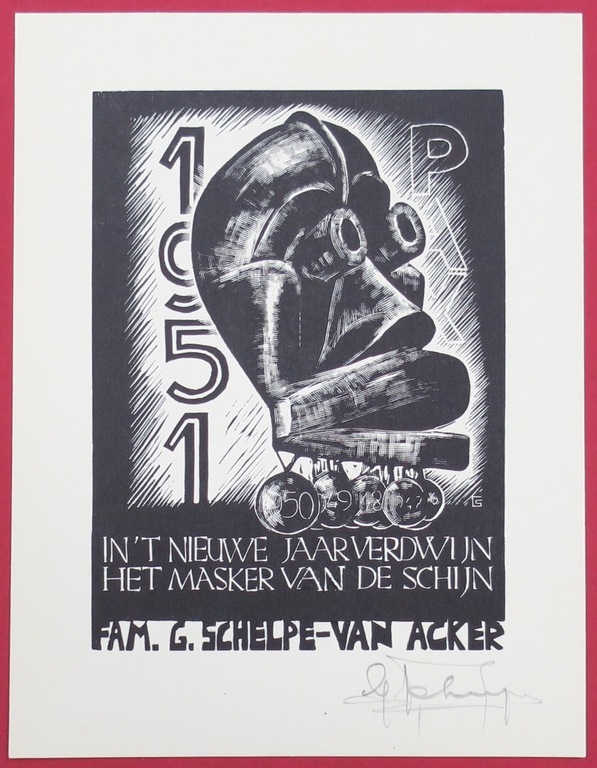 Lot met 14 items (Ex-libris), van o.a. Gerard Schelpe kopen? Bied vanaf 1!