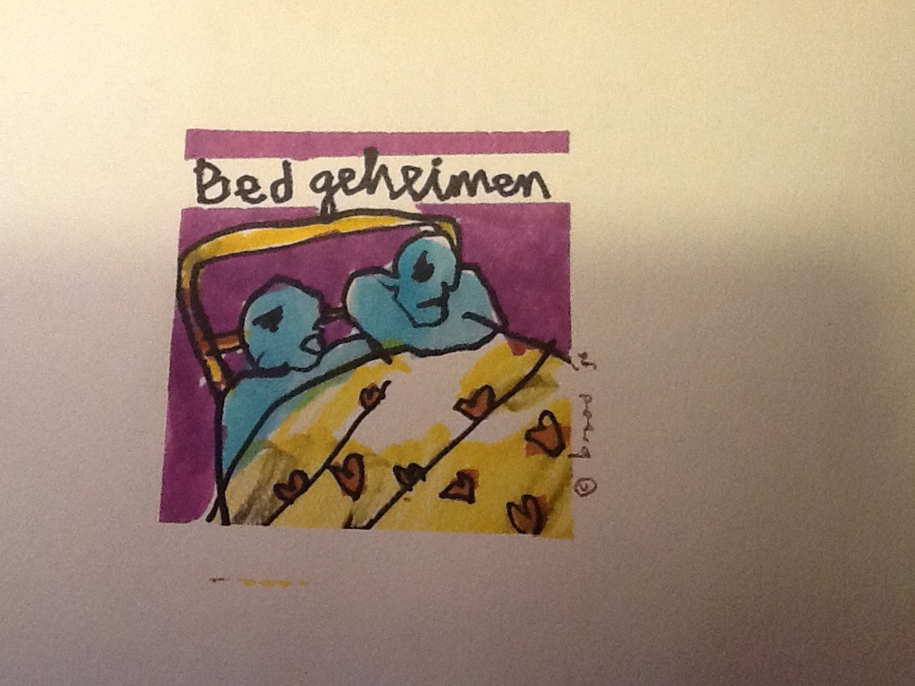 Herman Brood: Tekening Bedgeheimen verkocht voor € 200!