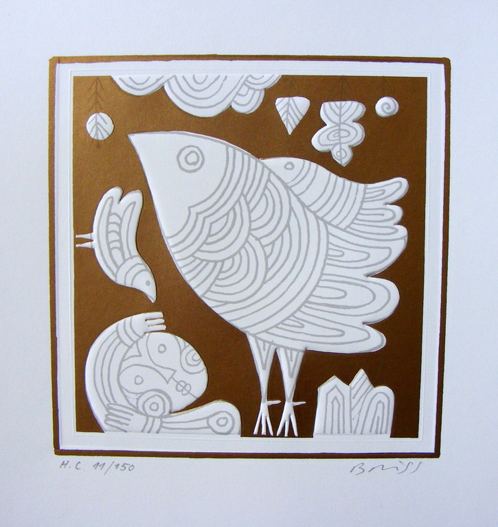 Sami Briss, lithografie, handgenummerd en gesigneerd! kopen? Bied vanaf 30!