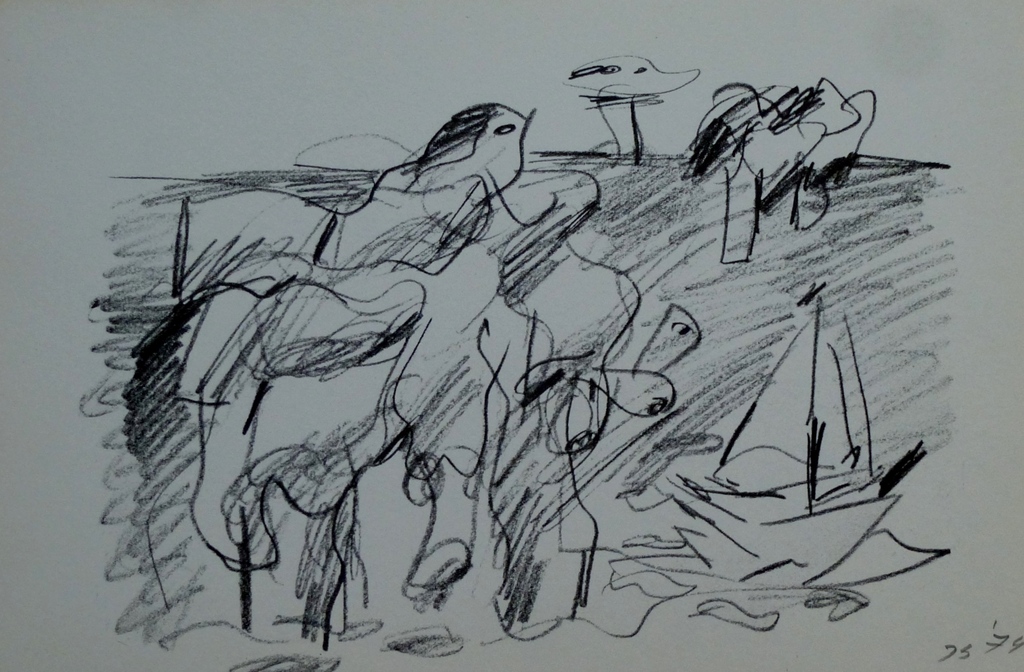 Jan Sierhuis, litho 3, 1974, handgesigneerd kopen? Bied vanaf 35!