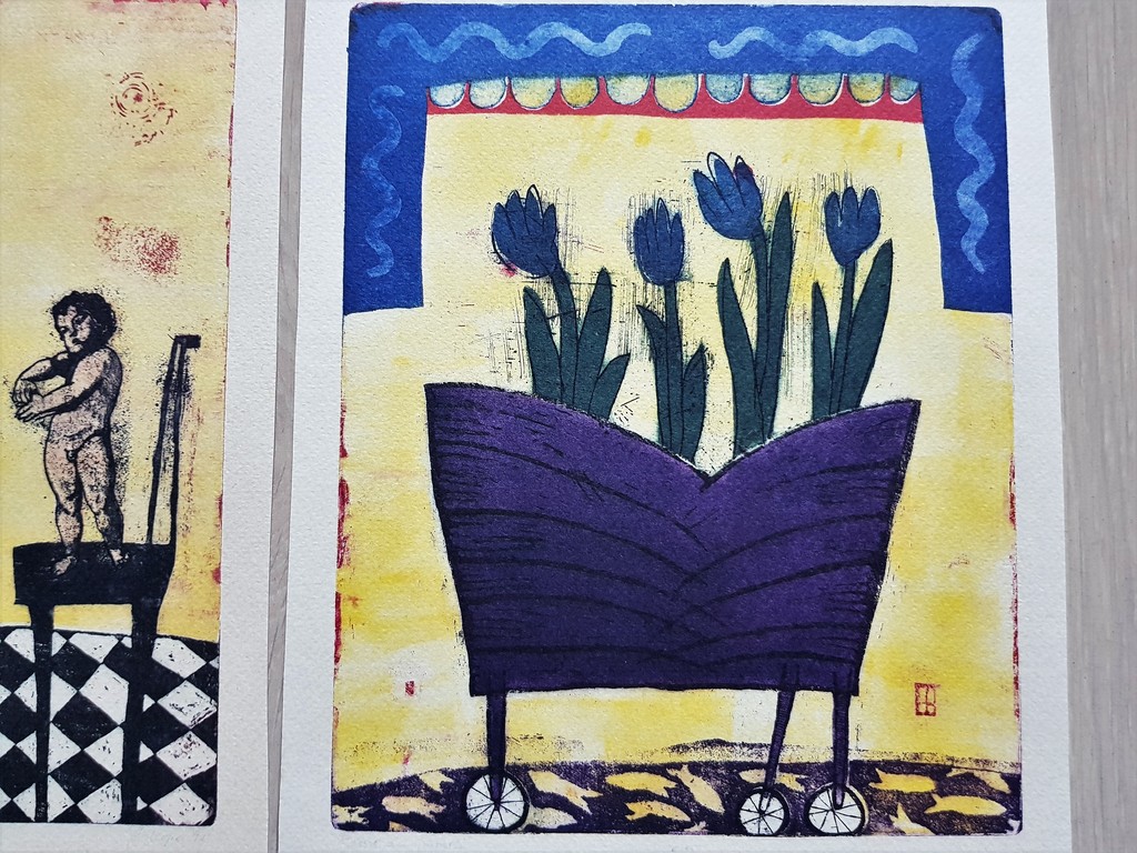 Eliza Kopec - 2 Litho,s - Fleurs du Paradis/Primavera - Gesigneerd kopen? Bied vanaf 1!