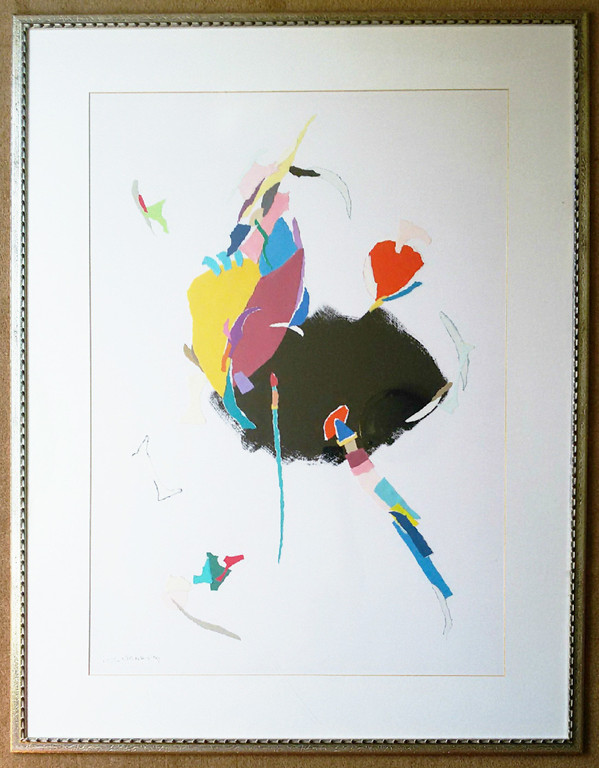 Gerard ‘t Hart - Abstract, gemengde techniek op papier (ingelijst, groot) kopen? Bied vanaf 95!