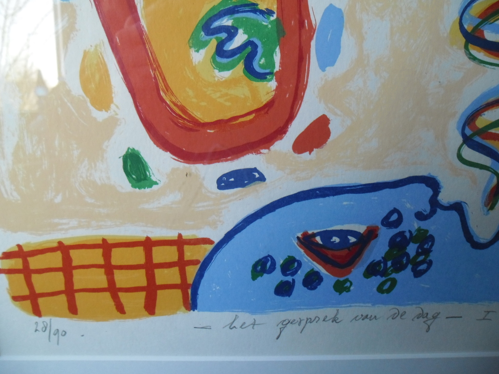  Kleurijke zeefdruk van Keimpe Kootstra. kopen? Bied vanaf 25!