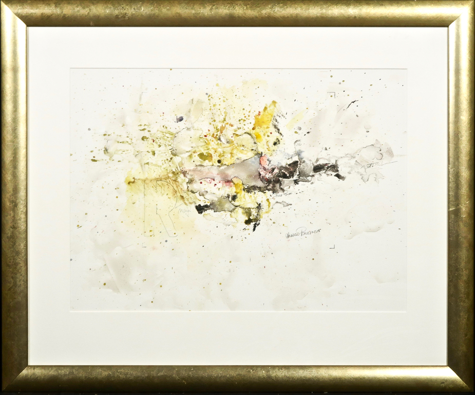 Antonio Poioumen: Gemengde techniek, R - Ingelijst verkocht voor € 81!