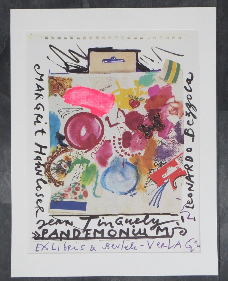 Schitterende Litho van Jean Tinguely, Pandemonium. kopen? Bied vanaf 50!
