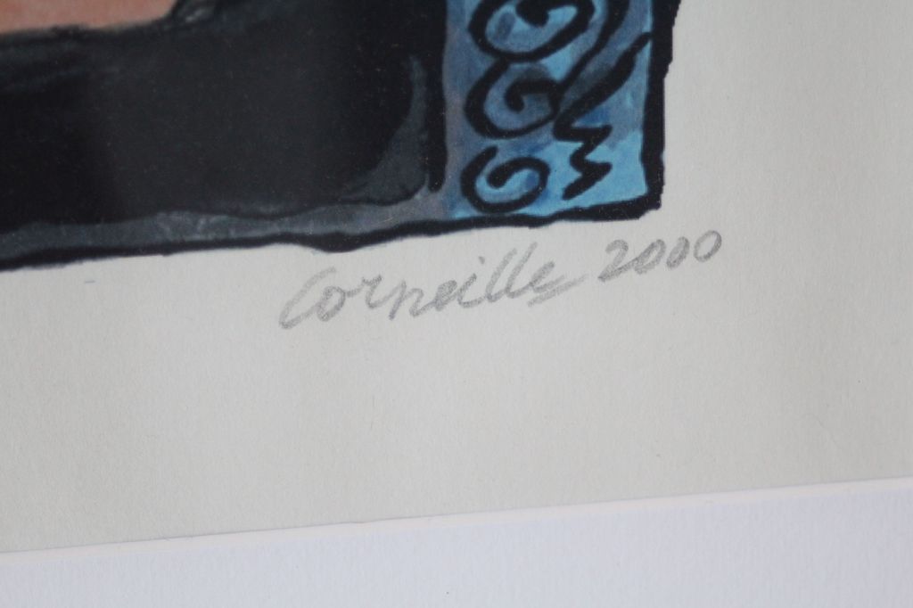 Corneille - ingelijste zeefdruk " Femme et Oiseaux " -  EA exemplaar - 2000 kopen? Bied vanaf 155!