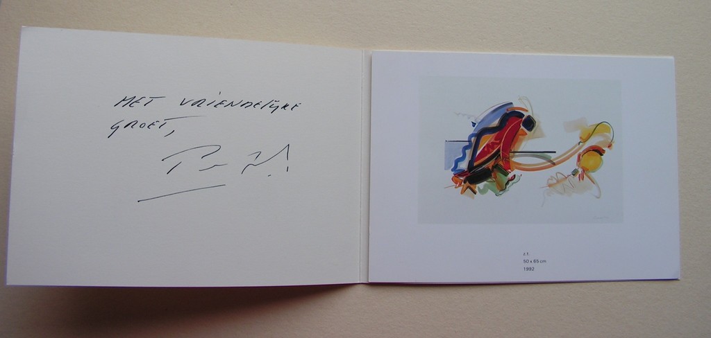 Peter van Drumpt  -  2 x lithografie in kleur  -  ZT - met diverse bijlagen kopen? Bied vanaf 1!