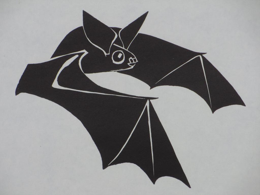 Harry Disberg, Vleermuis, Houtsnede kopen? Bied vanaf 50!