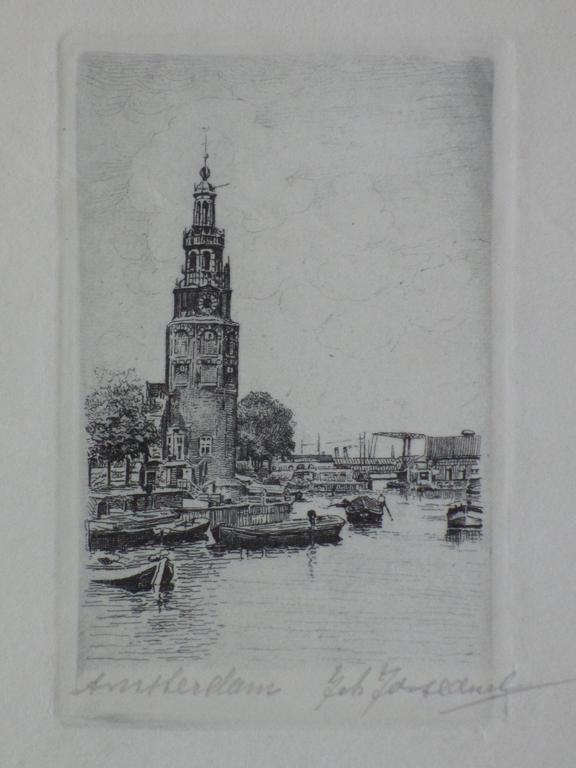 Johannes Josseaud, Montelbaanstoren Amsterdam, Ets kopen? Bied vanaf 1!