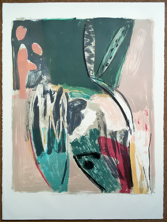 Piet Warffemius - Abstract, zeefdruk kopen? Bied vanaf 50!