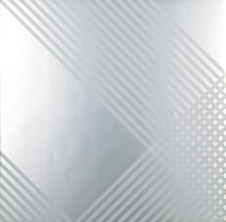 Wim Smit: Zeefdruk, Grijzen strepen - Ingelijst verkocht voor € 35!