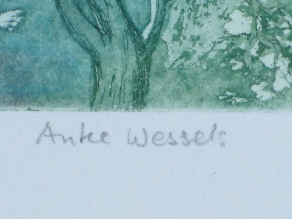 Anke Wessels, Dromenland, Ets/aquatint kopen? Bied vanaf 30!