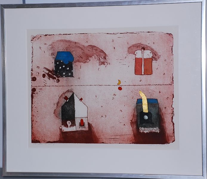 Michel van Overbeeke: Kleurenets. Between the lines verkocht voor € 200!