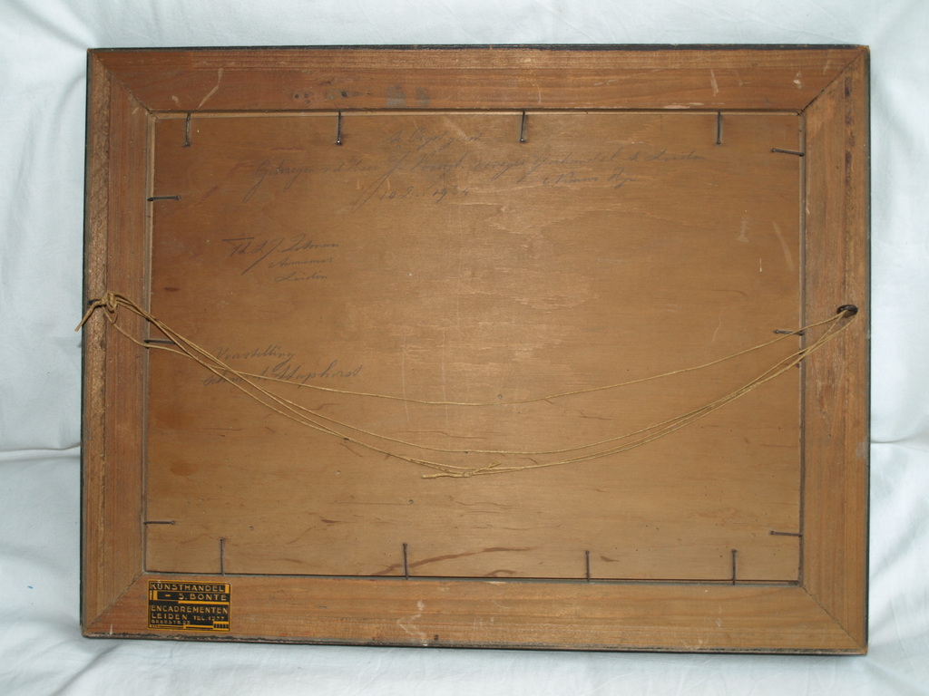 Cornelis Jacobus Aart Kruijt (1869-1945)- Olieverf – Schuur te Staphorst –1934 kopen? Bied vanaf 95!