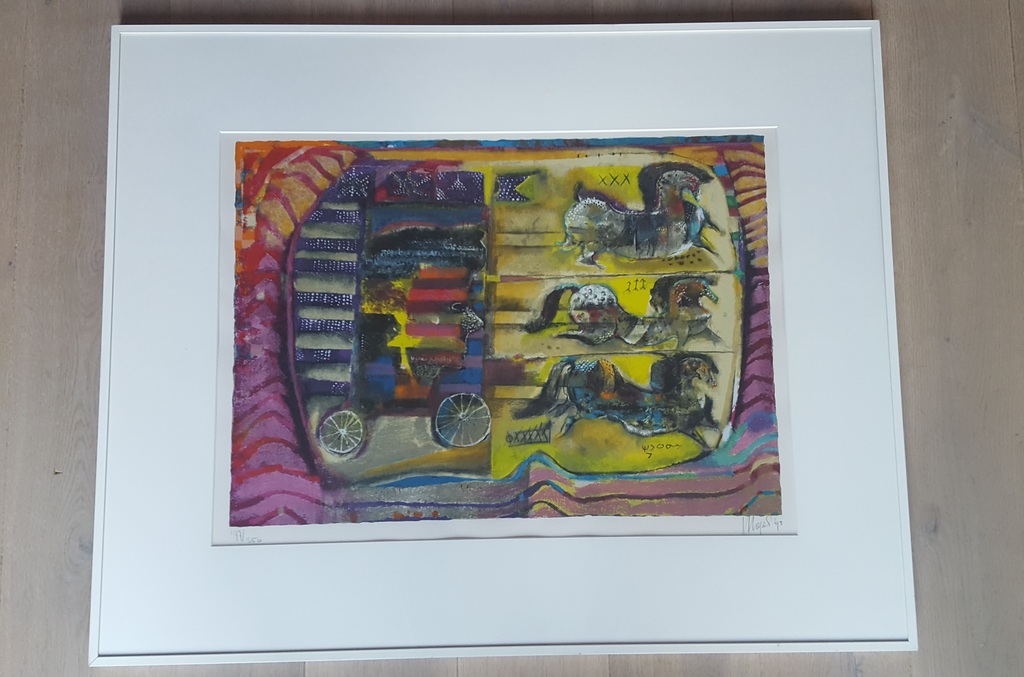 Astrid Engels - litho 177/250, handgesigneerd  kopen? Bied vanaf 95!