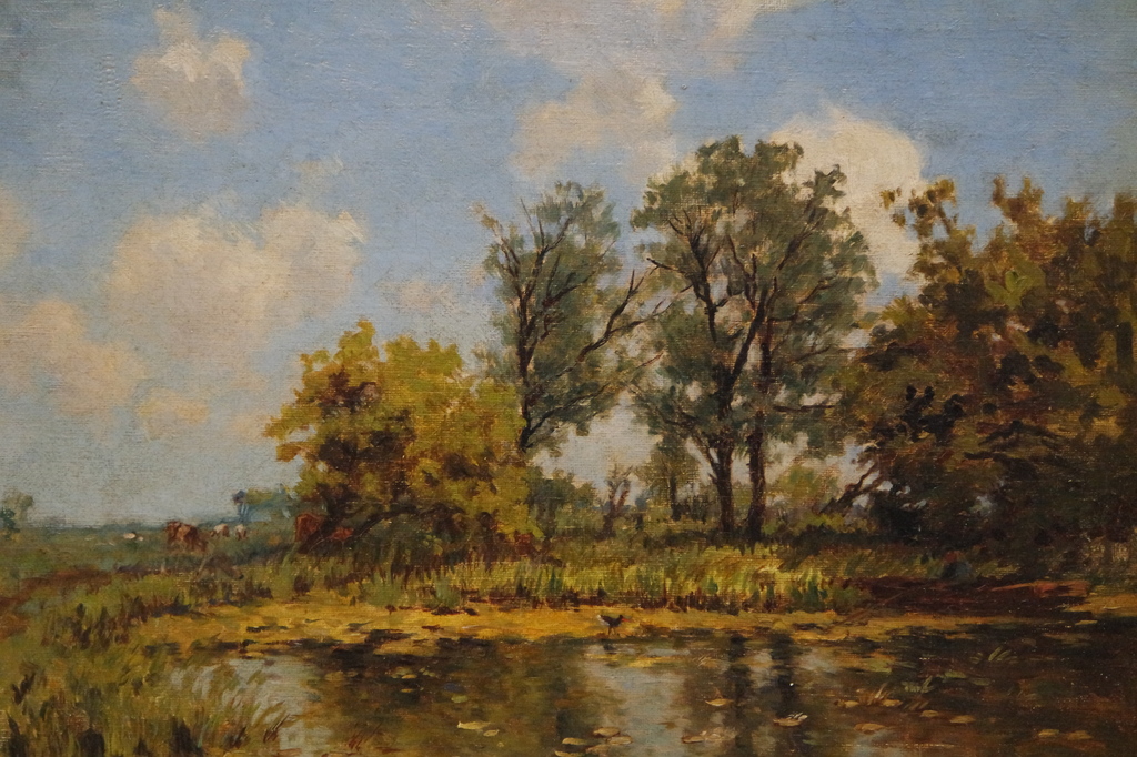 Bernardus Franciscus Coesel (1886-1952) -olieverf op doek - landschap met koeien kopen? Bied vanaf 175!