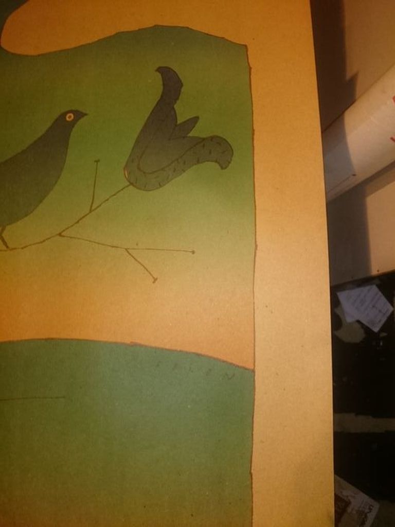 Europees Jaar van het Milieu - in druk gesigneerde litho - 1987 kopen? Bied vanaf 45!