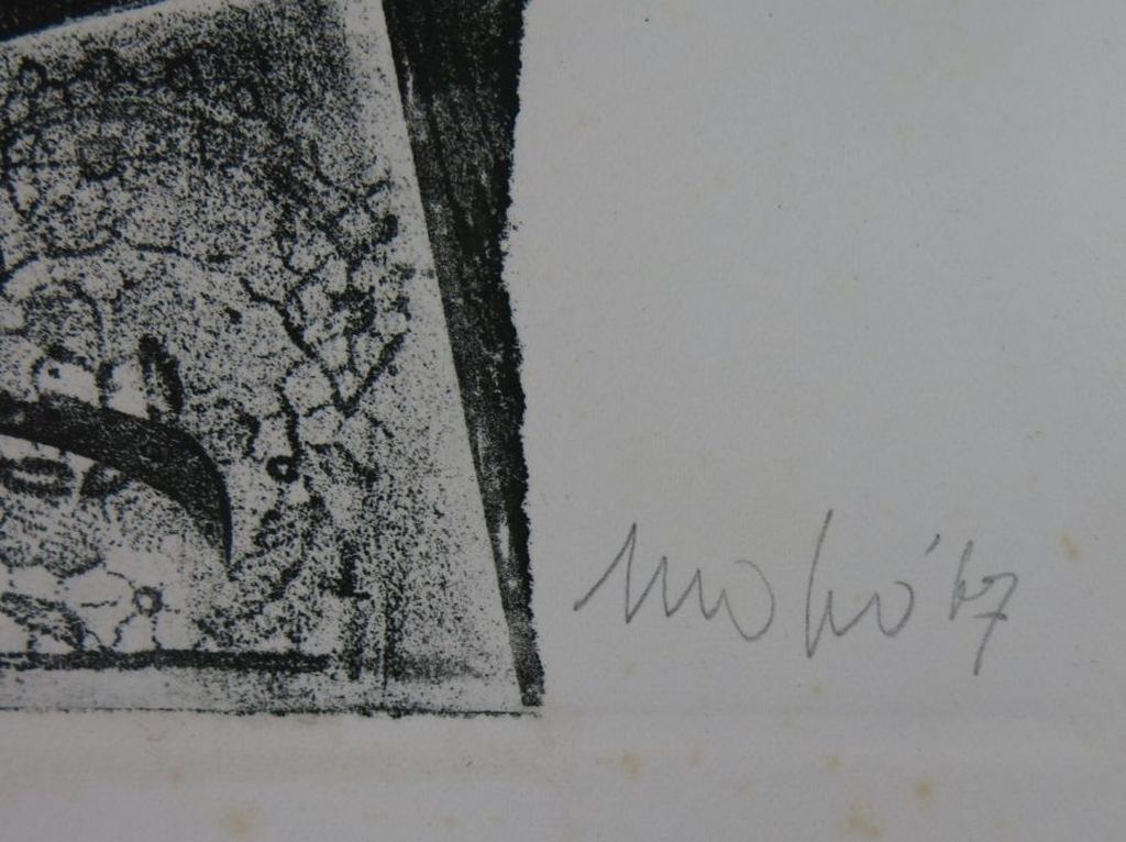 Onbekend gesigneerd: Zink-litho, Ploeg Prent kopen? Bied vanaf 1!