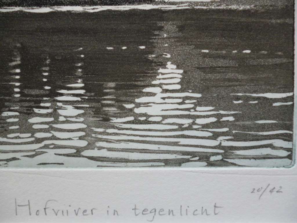 Wim Bettenhausen - kleurenets - Hofvijver in tegenlicht kopen? Bied vanaf 120!