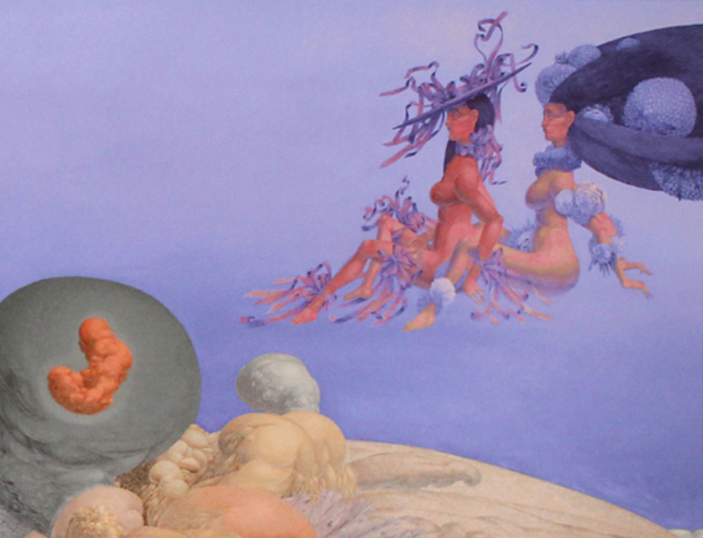 WOLFGANG HUTTER. Zeldzame Giclee van zijn kleurrijke werk.Op Linnen.2014. GROOT! kopen? Bied vanaf 119!