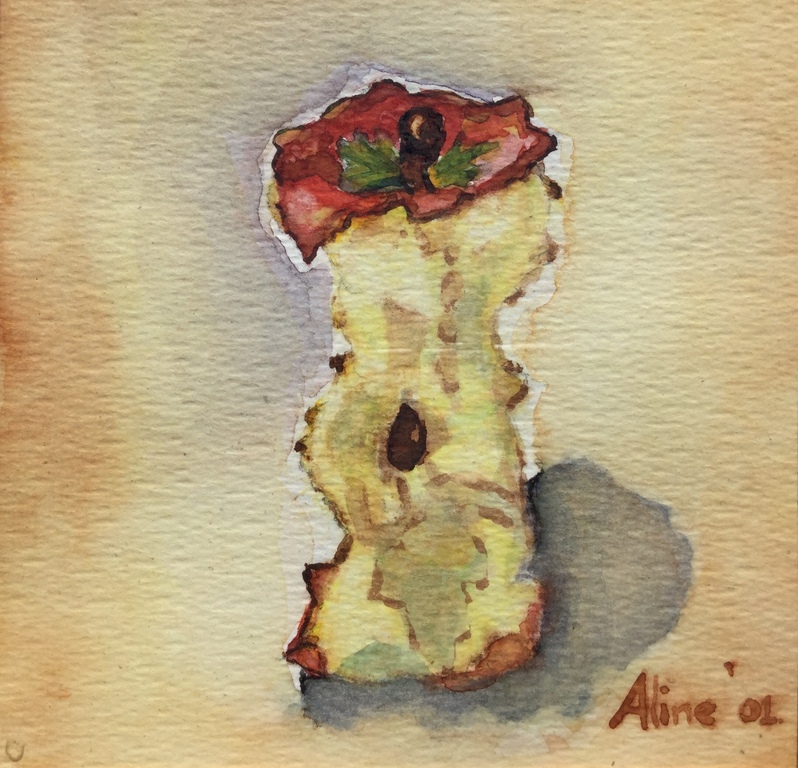 Aquarel: Klokhuis, Kunstenaar onbekend (Aline) kopen? Bied vanaf 1!