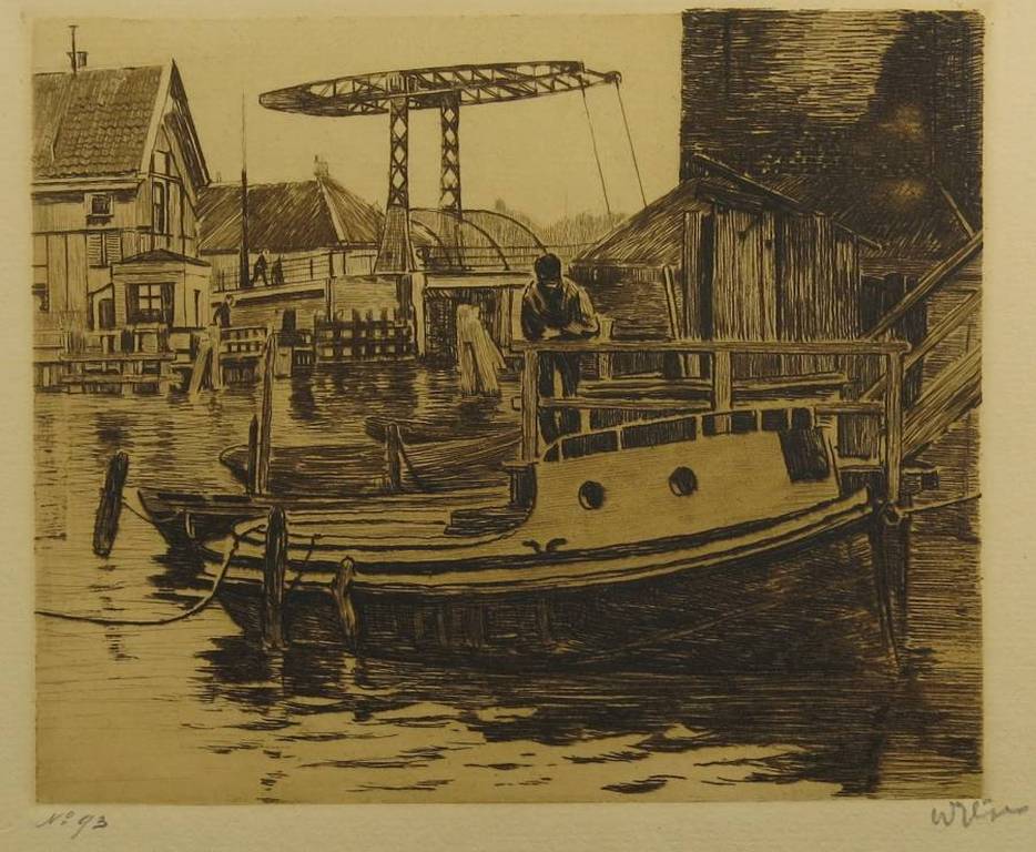 Willem Witsen: Ets, 's-Gravenhekje Amsterdam  kopen? Bied vanaf 200!