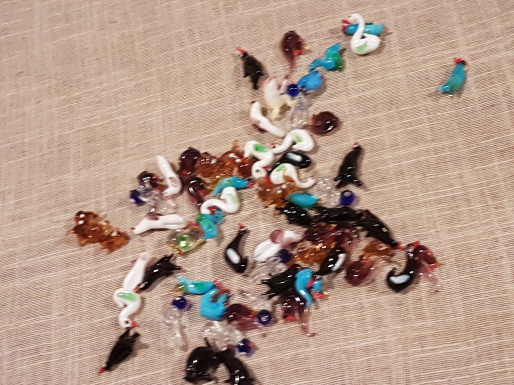 Vintage lotto Murano zoo- 20 pz - Original Murano anni 50/60  heel oud-productie kopen? Bied vanaf 1!
