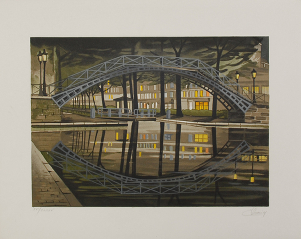 Jean- Luc Lecoindre - Pont du Fer - handgesigneerd verkocht voor € 37!