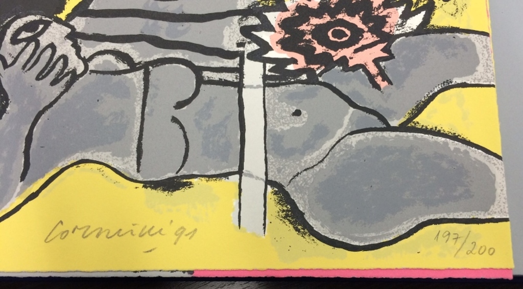 Corneille: Luxe editie 3x Zeefdruk + boek, Terre habitee kopen? Bied vanaf 350!