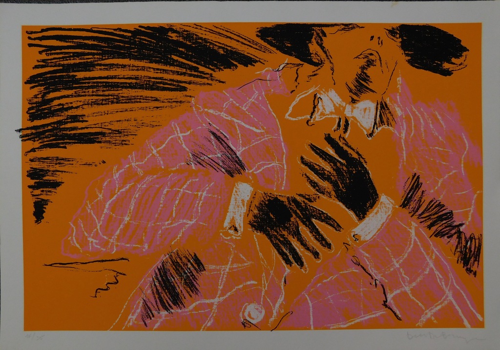 Dees de Bruyne - kleurenlitho - Homme à la Veste à Carreaux kopen? Bied vanaf 60!