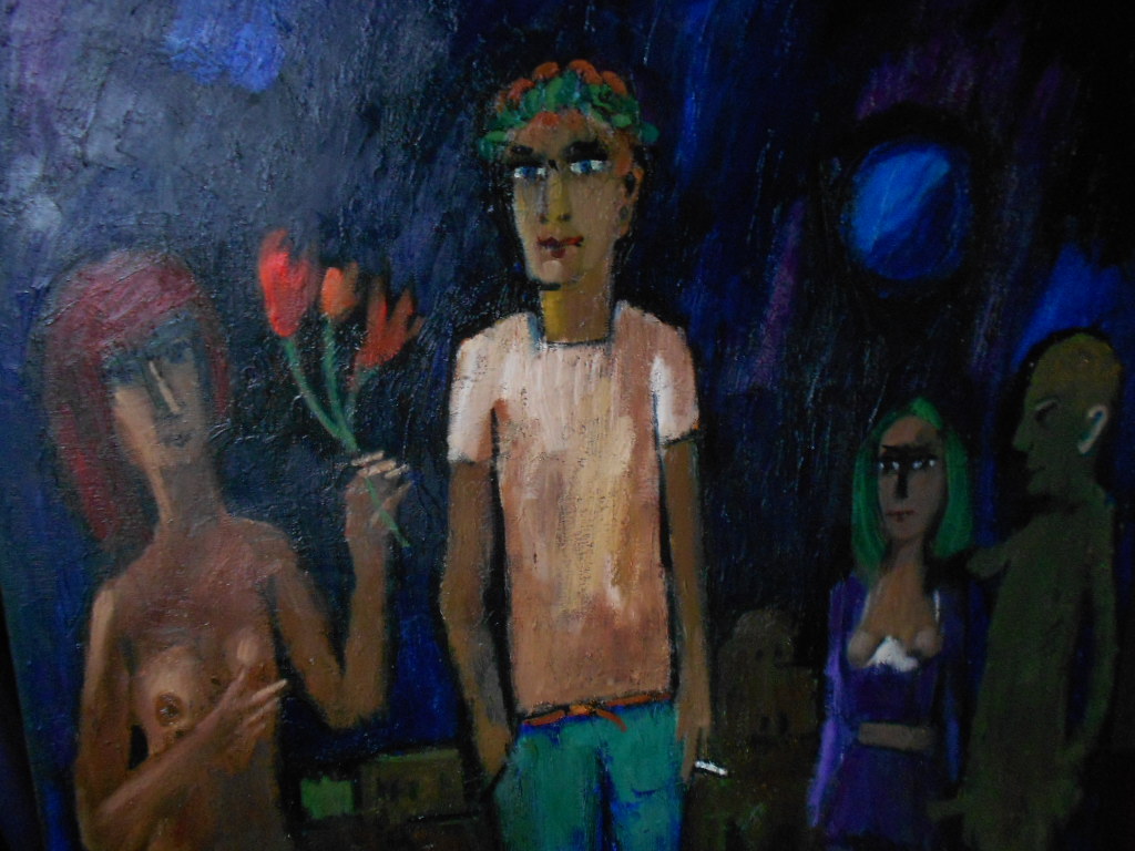 Theo van der Horst GROOT schilderij erotiek kopen? Bied vanaf 175!