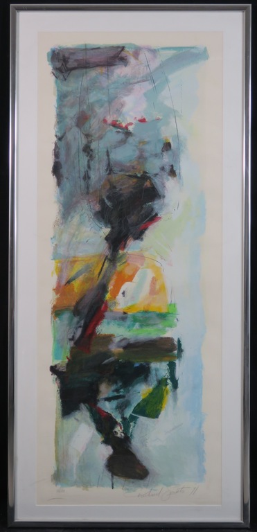 Richard Smeets: Zeefdruk, Zonder titel I - Ingelijst (Groot) verkocht voor € 40!