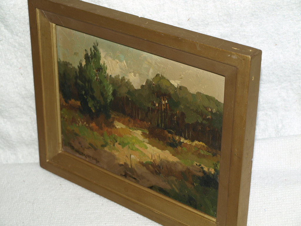 FONS VERSTRAETEN (1922) –Olieverf  – Heumersoord –Gesigneerd & ingelijst– 1947 kopen? Bied vanaf 65!