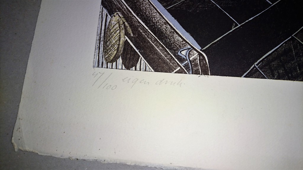 Wim Jonkman,Litho,Hindernis kopen? Bied vanaf 30!