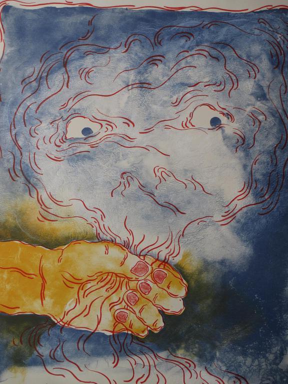 Mark Brusse, Holding the Cloud, Kleurenlitho kopen? Bied vanaf 1!