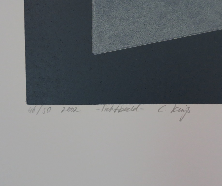 Lot met 5 linosnedes van Corrie Kuijs: Lichtbeeld en Schaduwbeeld (4 x) kopen? Bied vanaf 1!