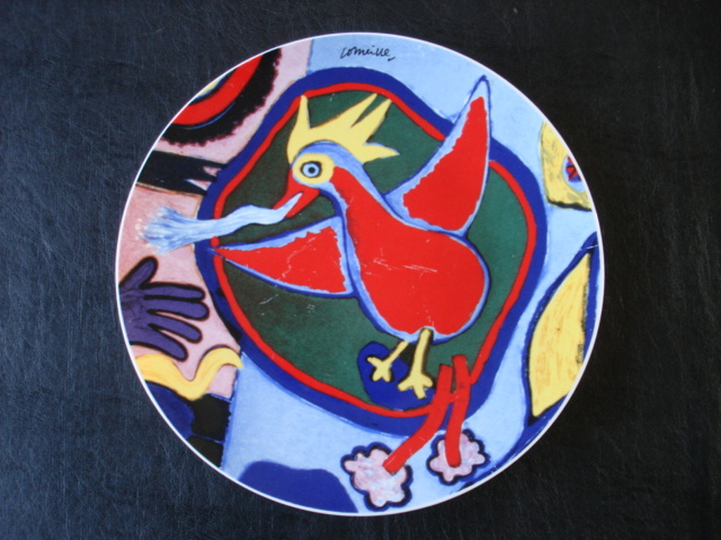 CORNEILLE, keramiek schaal "De vuurvogel" kopen? Bied vanaf 11!