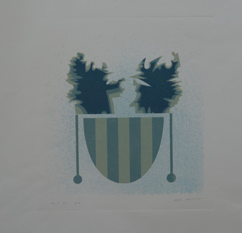 Sjaak de Wit - gesigneerde zeefdruk  - 1996 kopen? Bied vanaf 10!