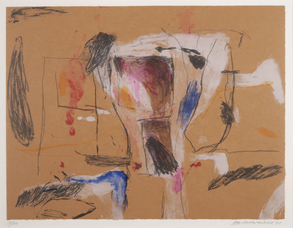 Otto Hetterscheid: Zeefdruk, Z.T. kopen? Bied vanaf 20!